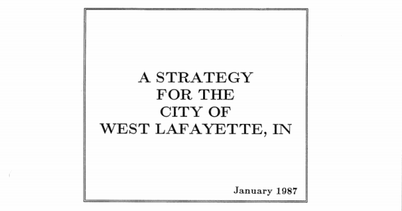 Strategic Plan 1987 Cover Page