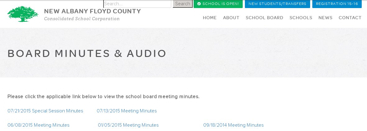 NAFCCSC-2015-08-22 Board Audio and Minutes